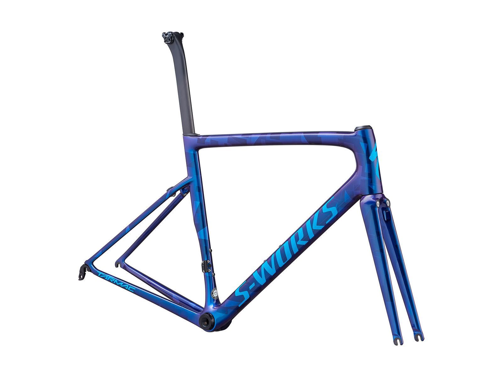 Specialized S-Works Tarmac Frameset, gloss chameleon/cyan blue - Bild 1