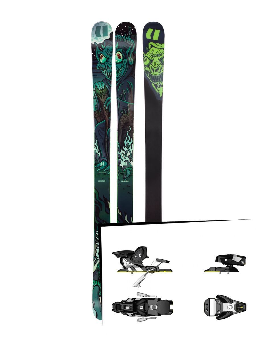 Set: Armada Edollo 2018 + Salomon STH2 WTR 13 black/white - Bild 1