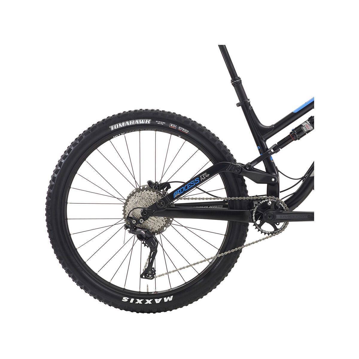 Kona Process 134 DL, matt black w/ gloss silver & blue decals - Bild 4