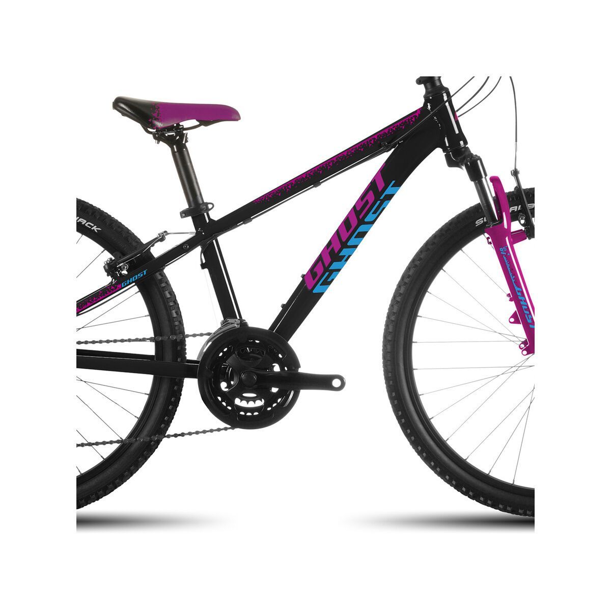 Ghost Powerkid 24, black/pink/blue - Bild 3