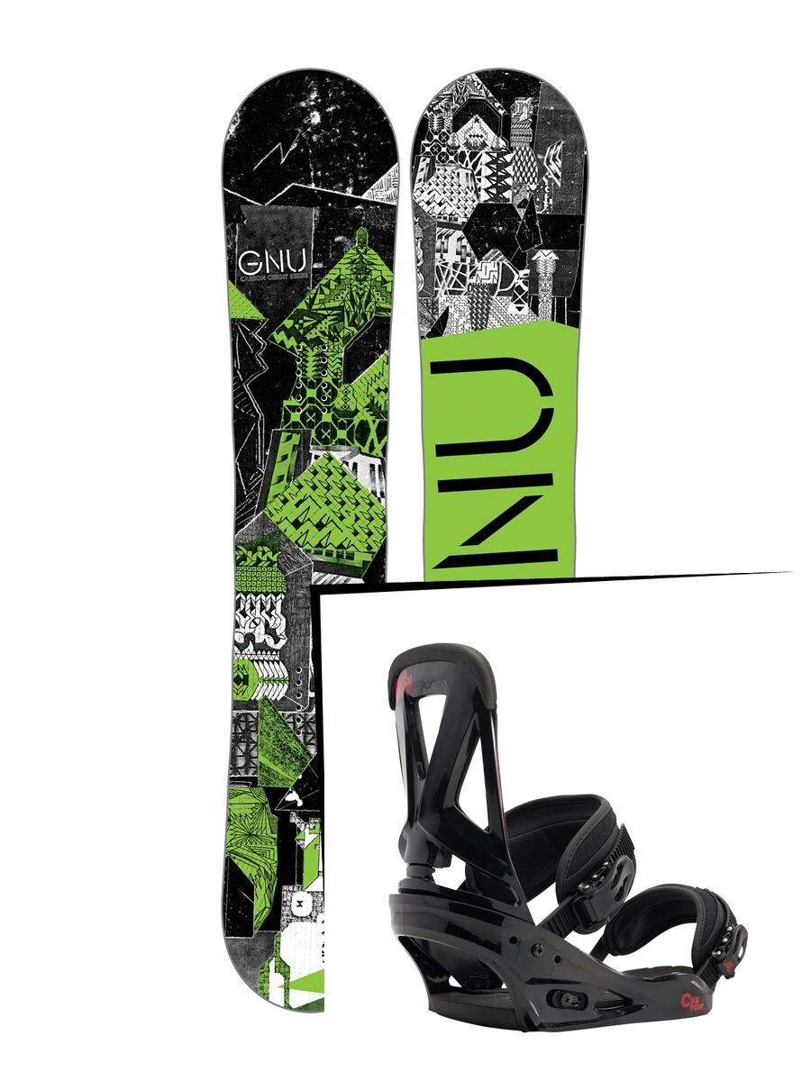 Set: Gnu Carbon Credit 2017 + Burton Custom (1464181S) - Bild 1