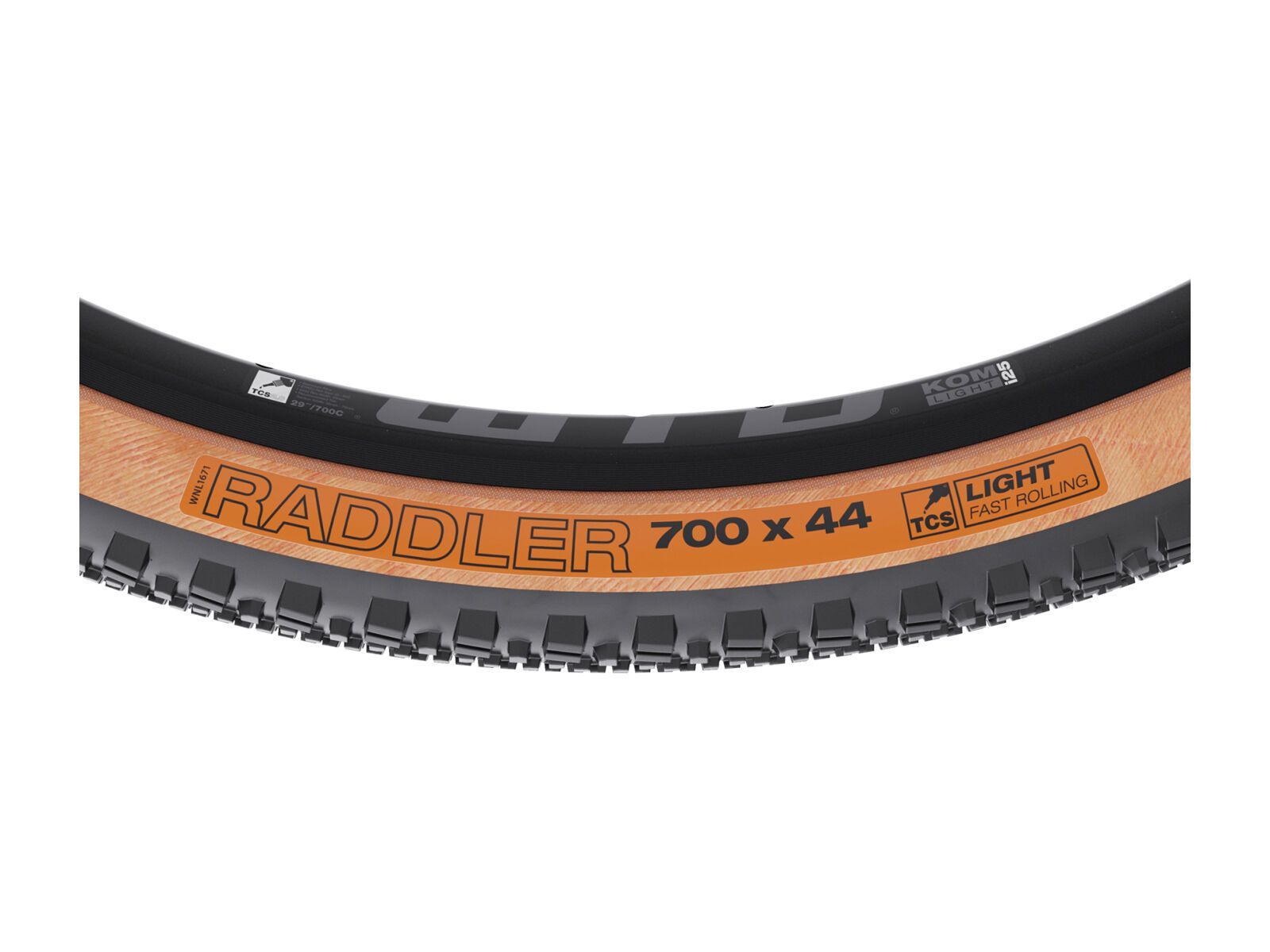 WTB Raddler TCS Light/Fast Rolling - 700C, tanwall - Bild 6