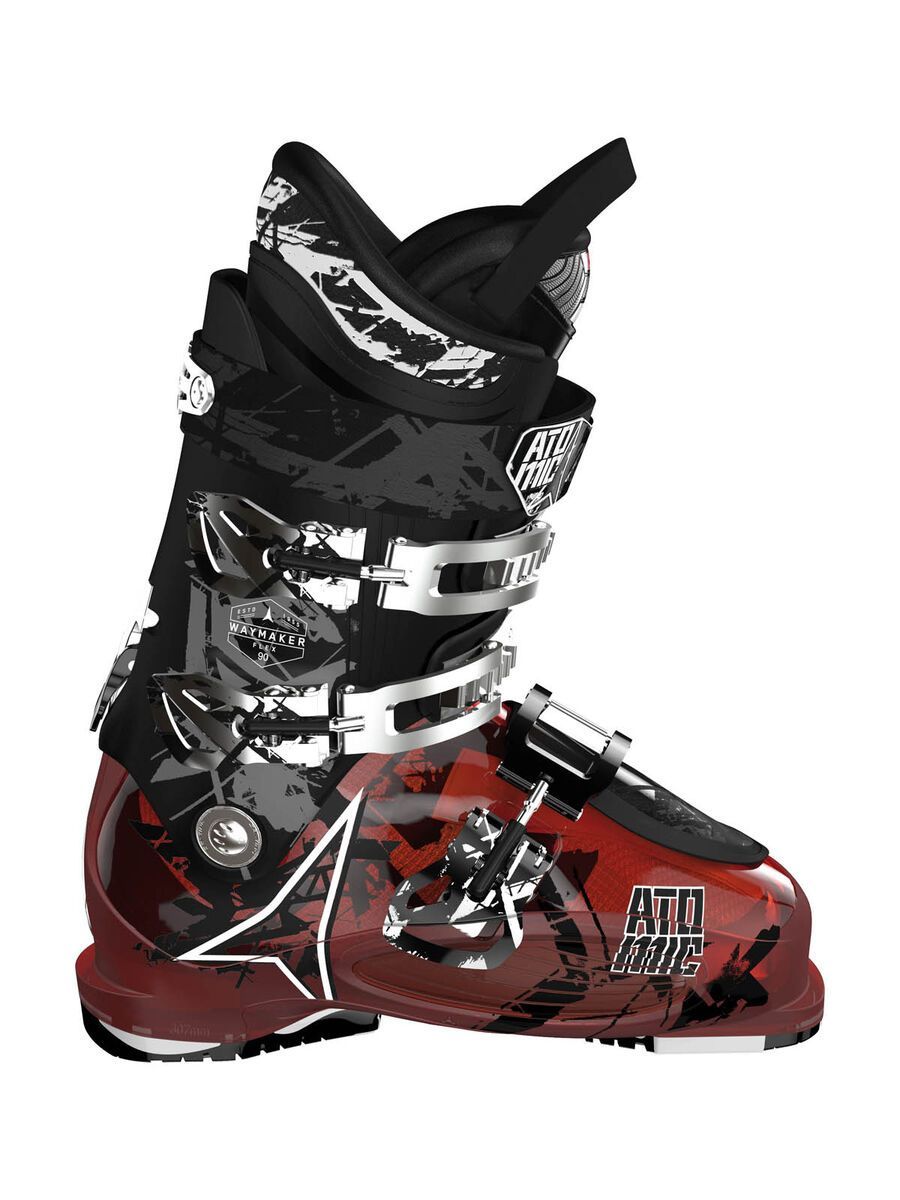 Atomic Waymaker 90, transparent red / solid black - Bild 1