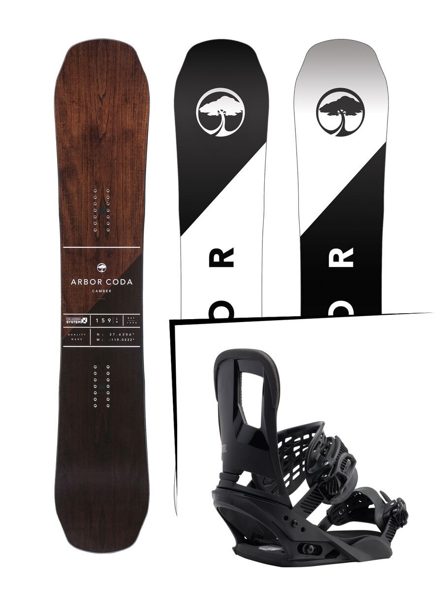 Set: Arbor Coda Camber 2017 + Burton Cartel (1712700S) - Bild 1