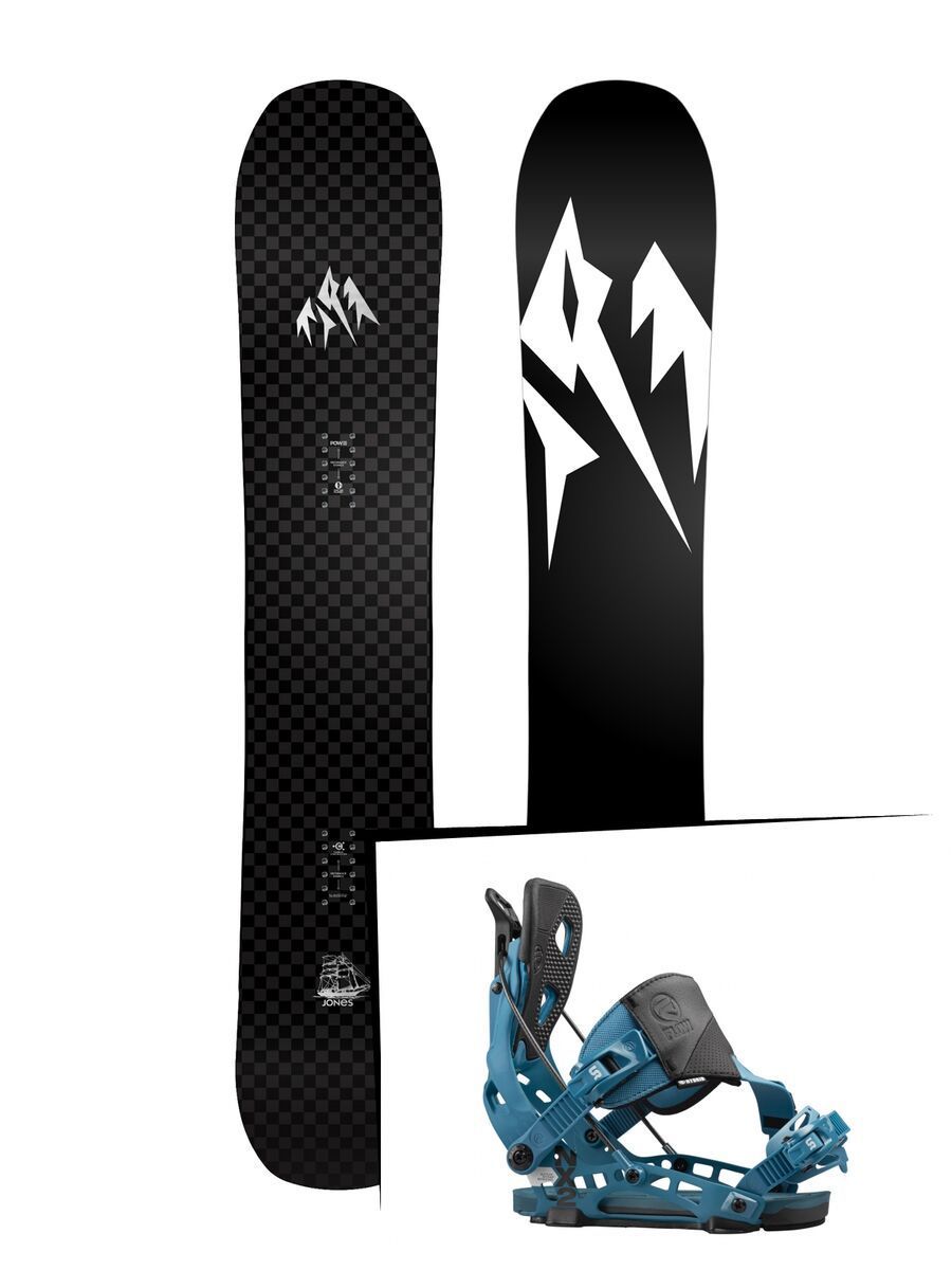 Set: Jones Carbon Flagship 2017 + Flow NX2 Hybrid (1513127S) - Bild 1