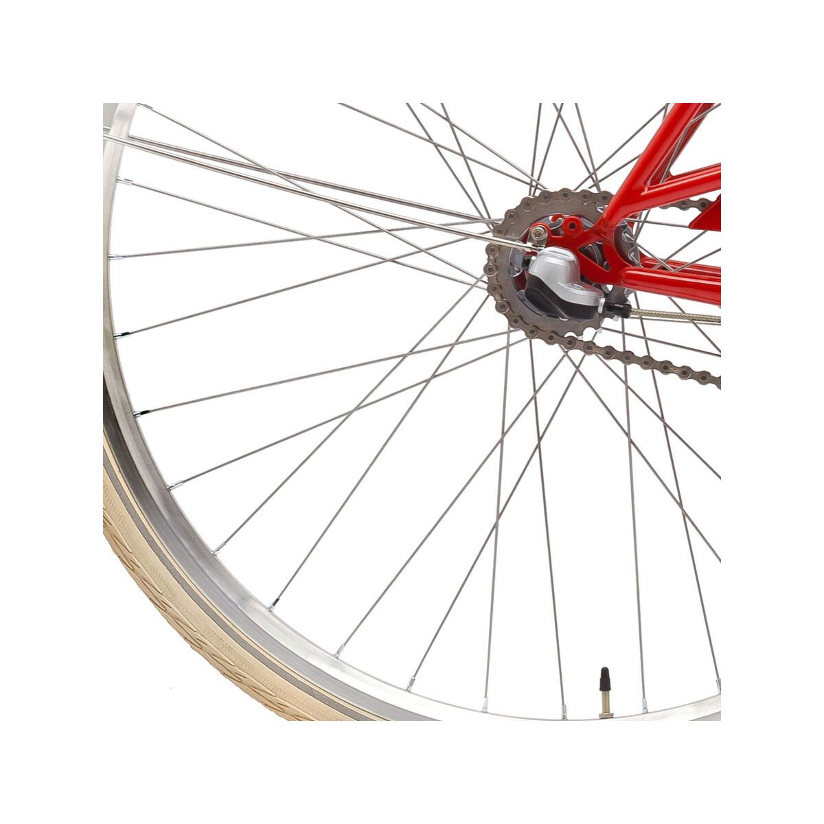 Creme Cycles Caferacer Lady Solo, 3 Speed, red - Bild 4