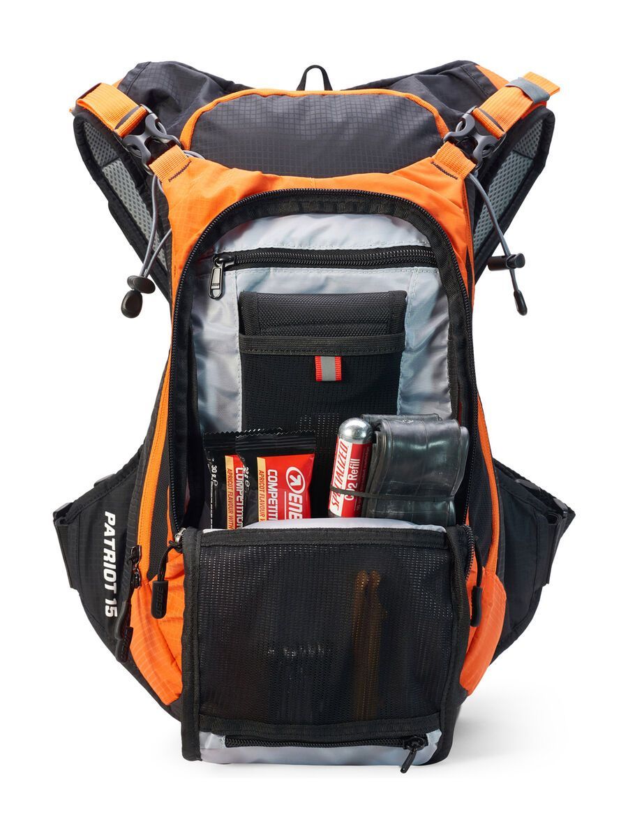 USWE Patriot 15 L MTB Protektoren-Rucksack, orange - Bild 4