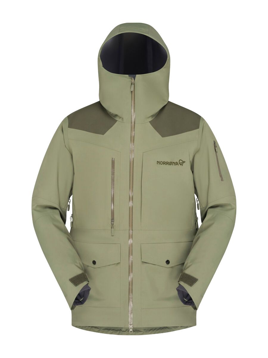 Norrona tamok dri3 Jacket M's, olive night/deep lichen green - Bild 1