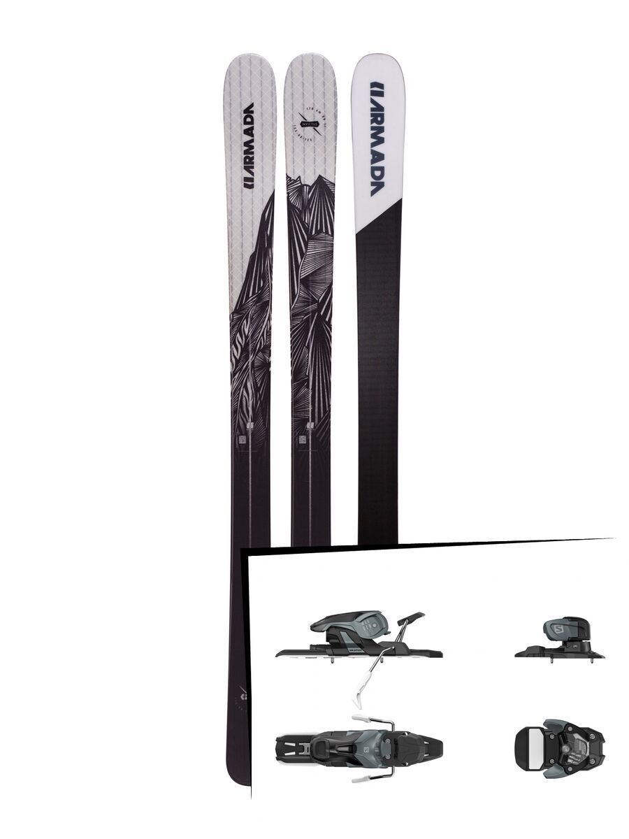 Set: Armada Invictus 99 Ti 2019 + Salomon Warden 11 dark grey/black - Bild 1