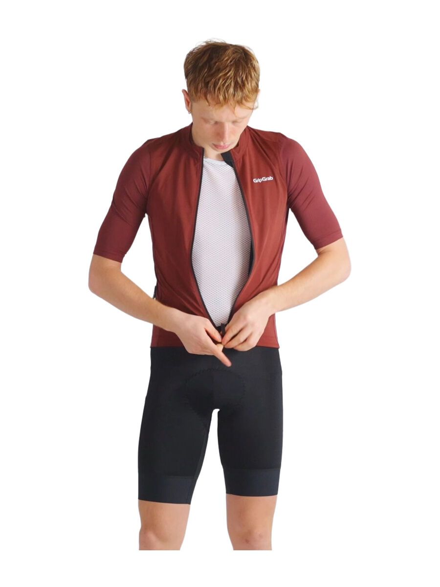 GripGrab RIDE Short Sleeve Jersey, dark red - Bild 8