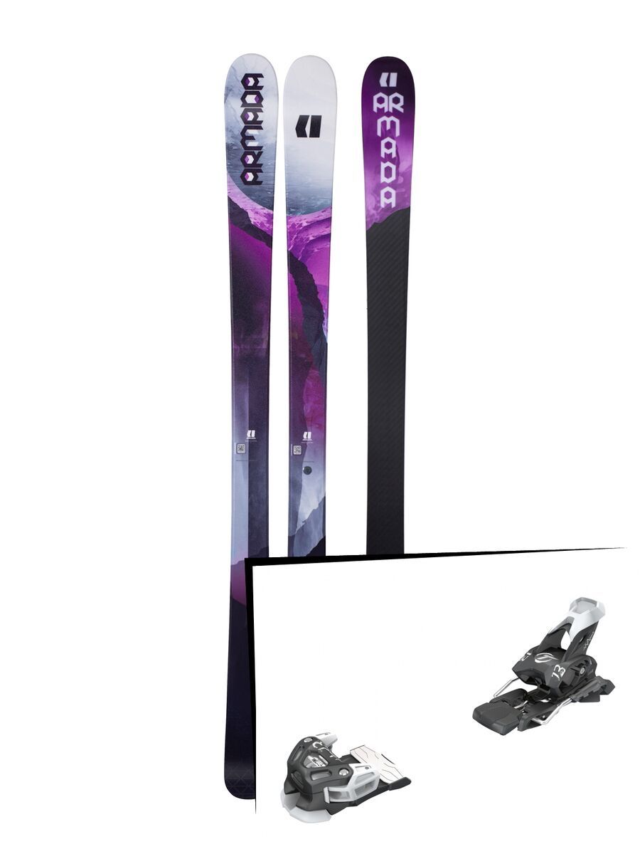 Set: Armada Victa 87 Ti 2018 + Tyrolia Attack 13 solid black white - Bild 1