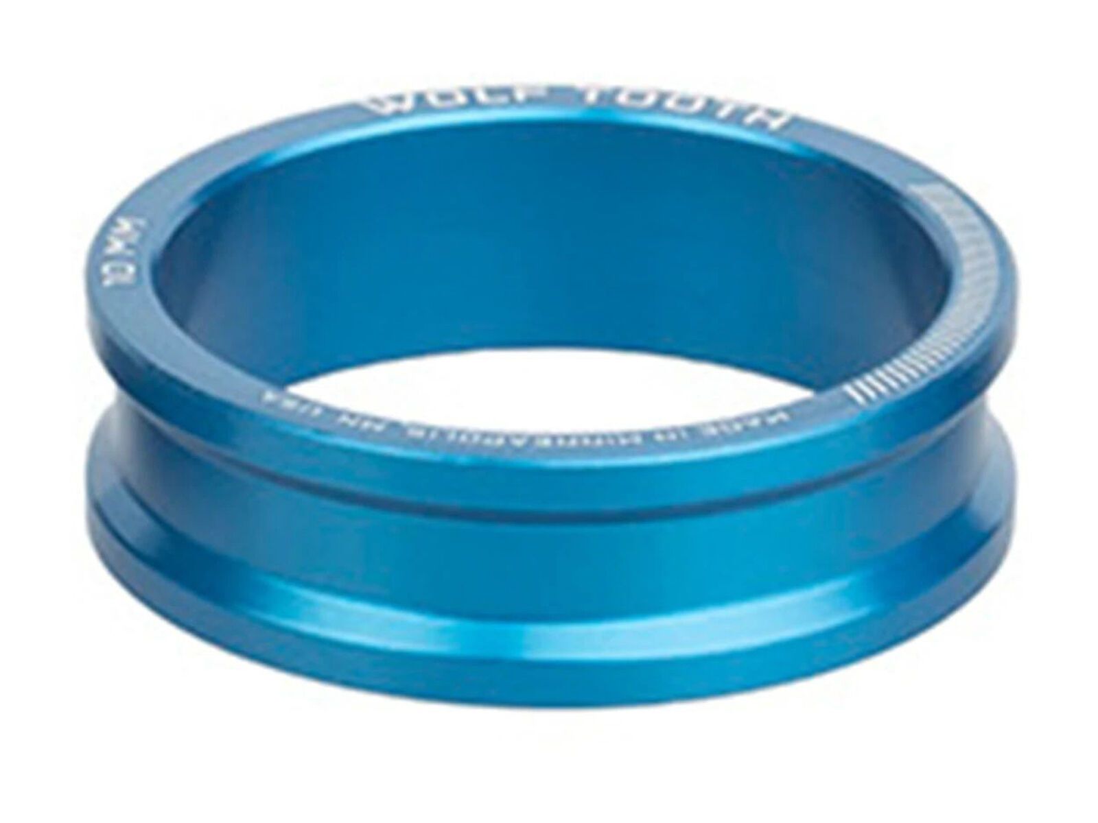Wolf Tooth Precision Headset Spacers - 10 mm, blue - Bild 1