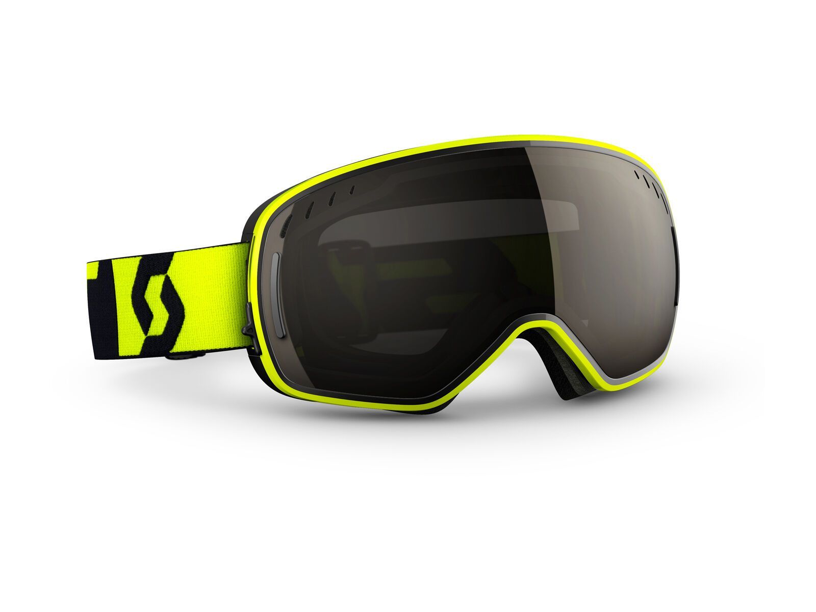 Scott LCG + Spare Lens, neon yellow/solar black chrome - Bild 1