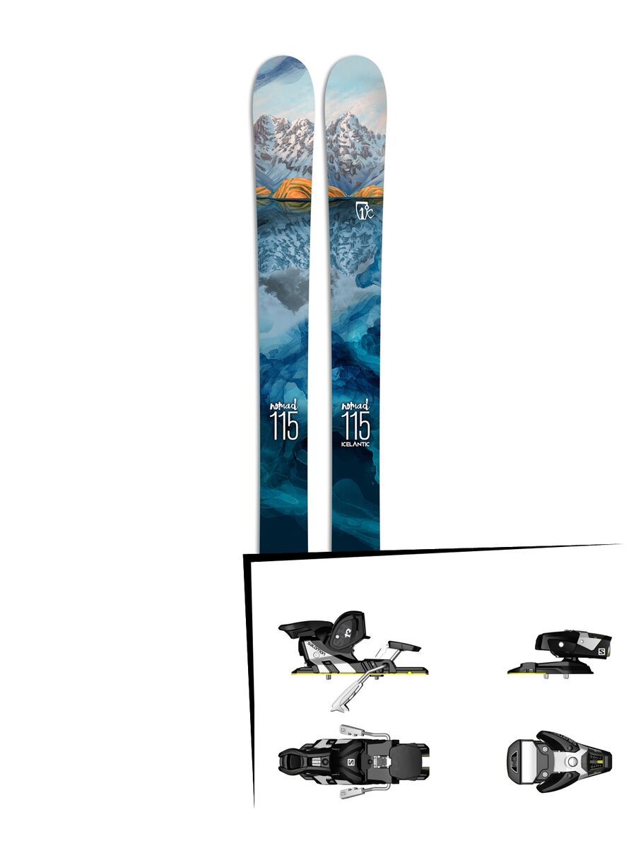 Set: Icelantic Nomad 2017 + Salomon STH2 WTR 13 (1456104) - Bild 1