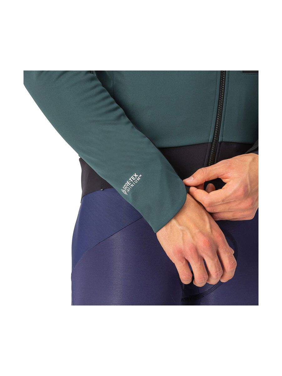Castelli Alpha Doppio RoS Jacket, rover green/black reflex-silve - Bild 3