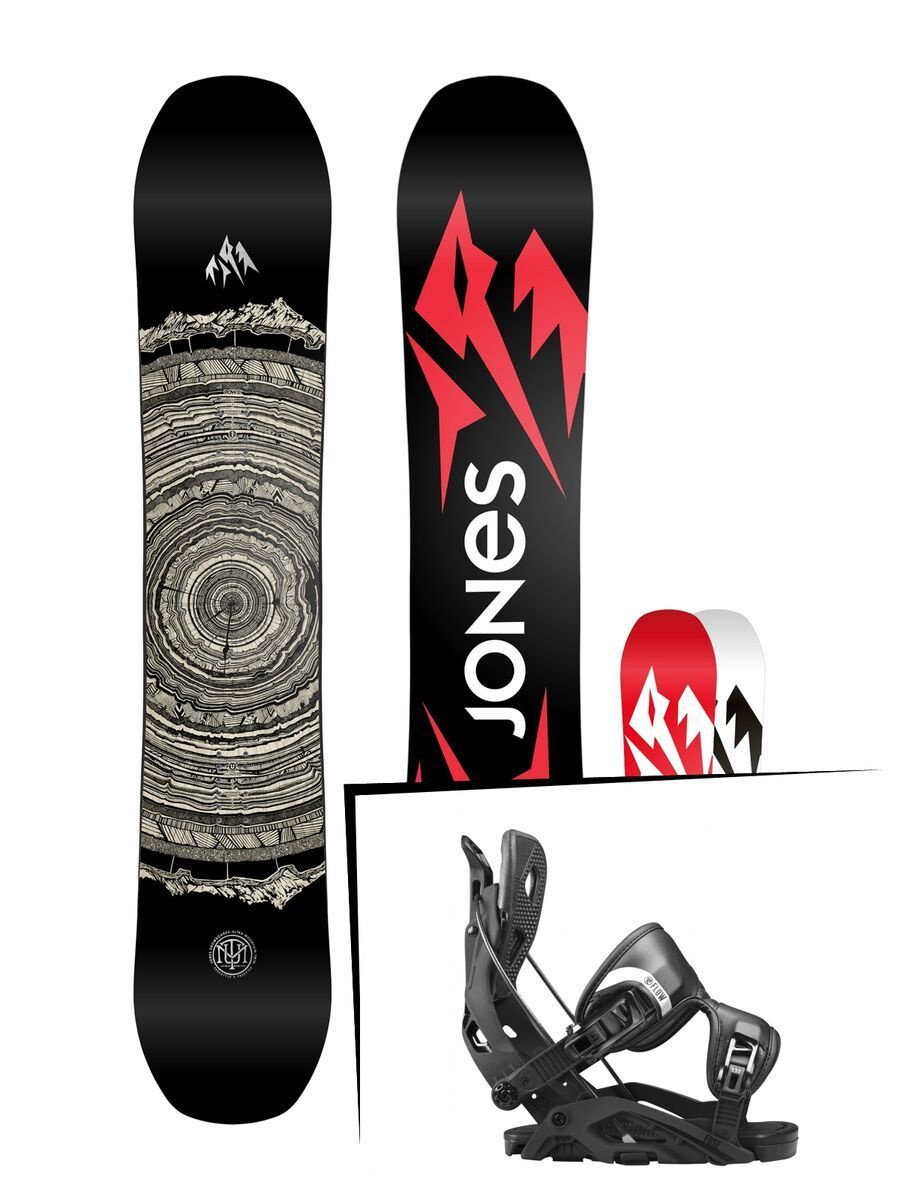 Set: Jones Ultra Mountain Twin 2017 + Flow Fuse (1718351S) - Bild 1