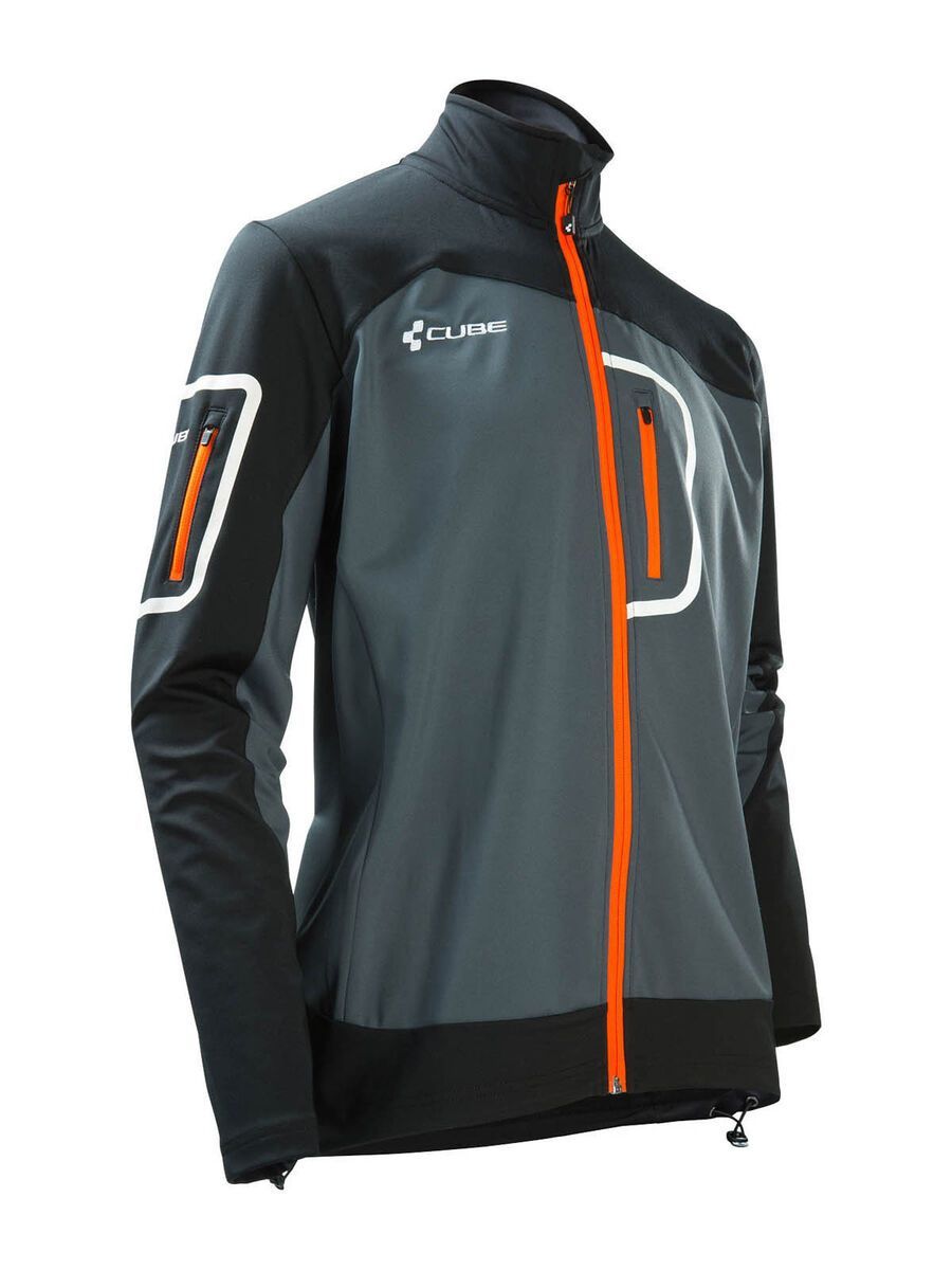 Cube Powerstretch Jacke, schwarz/anthrazit - Bild 1