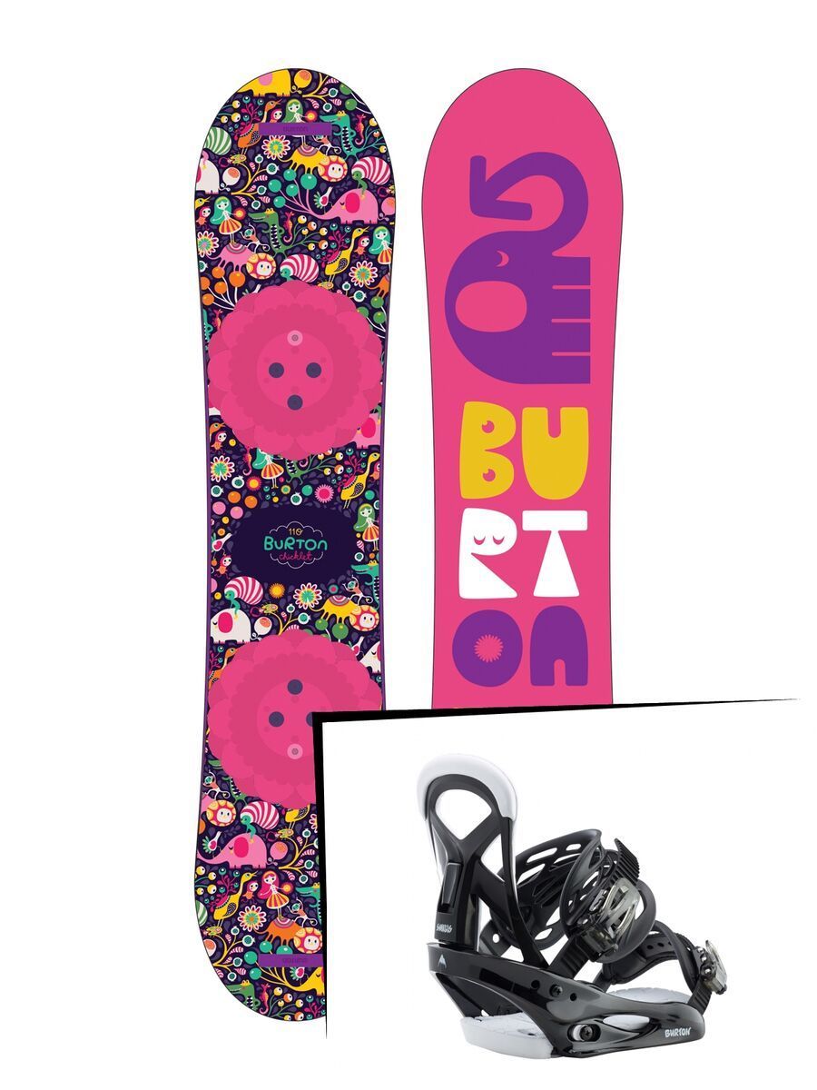 Set: Burton Chicklet 2019 + Burton Mission Smalls black - Bild 1