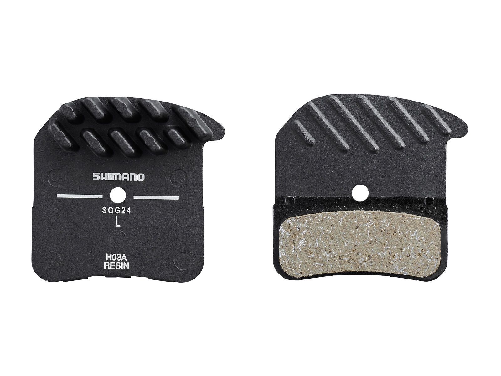 Shimano H03A-RF Kunstharz Scheibenbremsbelag mit Kühllamellen - Bild 1