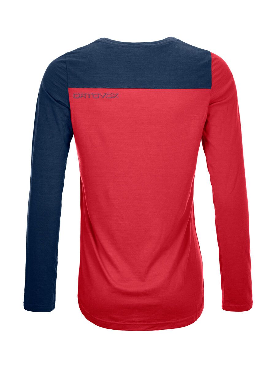Ortovox 150 Cool Logo Long Sleeve W, hot coral - Bild 2