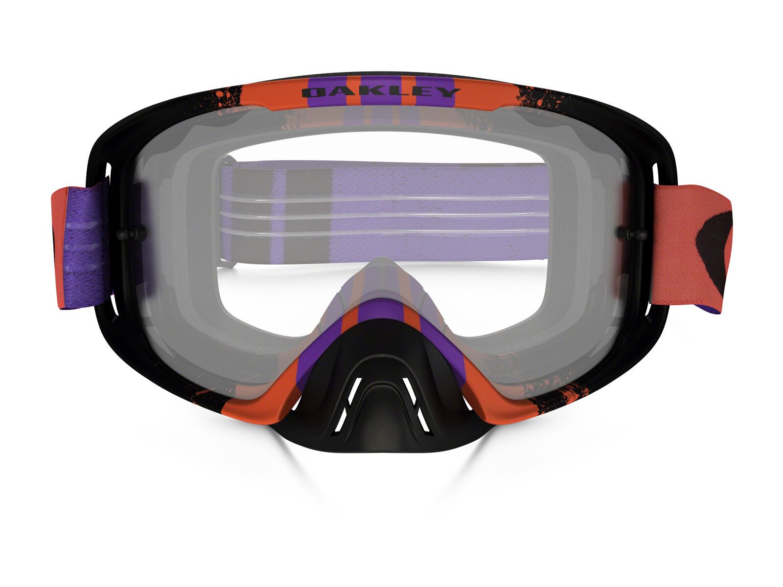 Oakley O2 MX, pinned race red/purple/Lens: clear - Bild 2