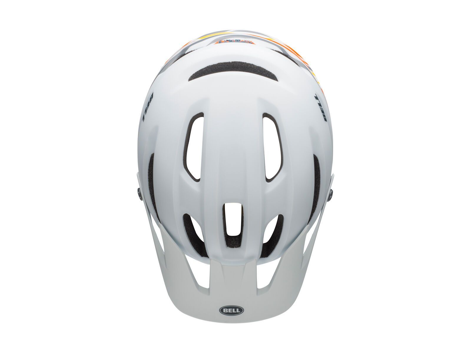 Bell 4Forty, rush matte/gloss white/orange - Bild 5