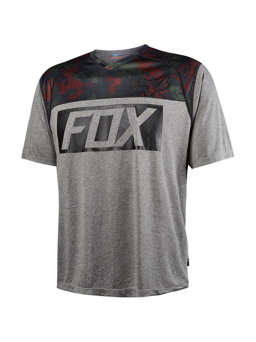 Fox Indicator SS Prints Jersey, heather graphite - Bild 1