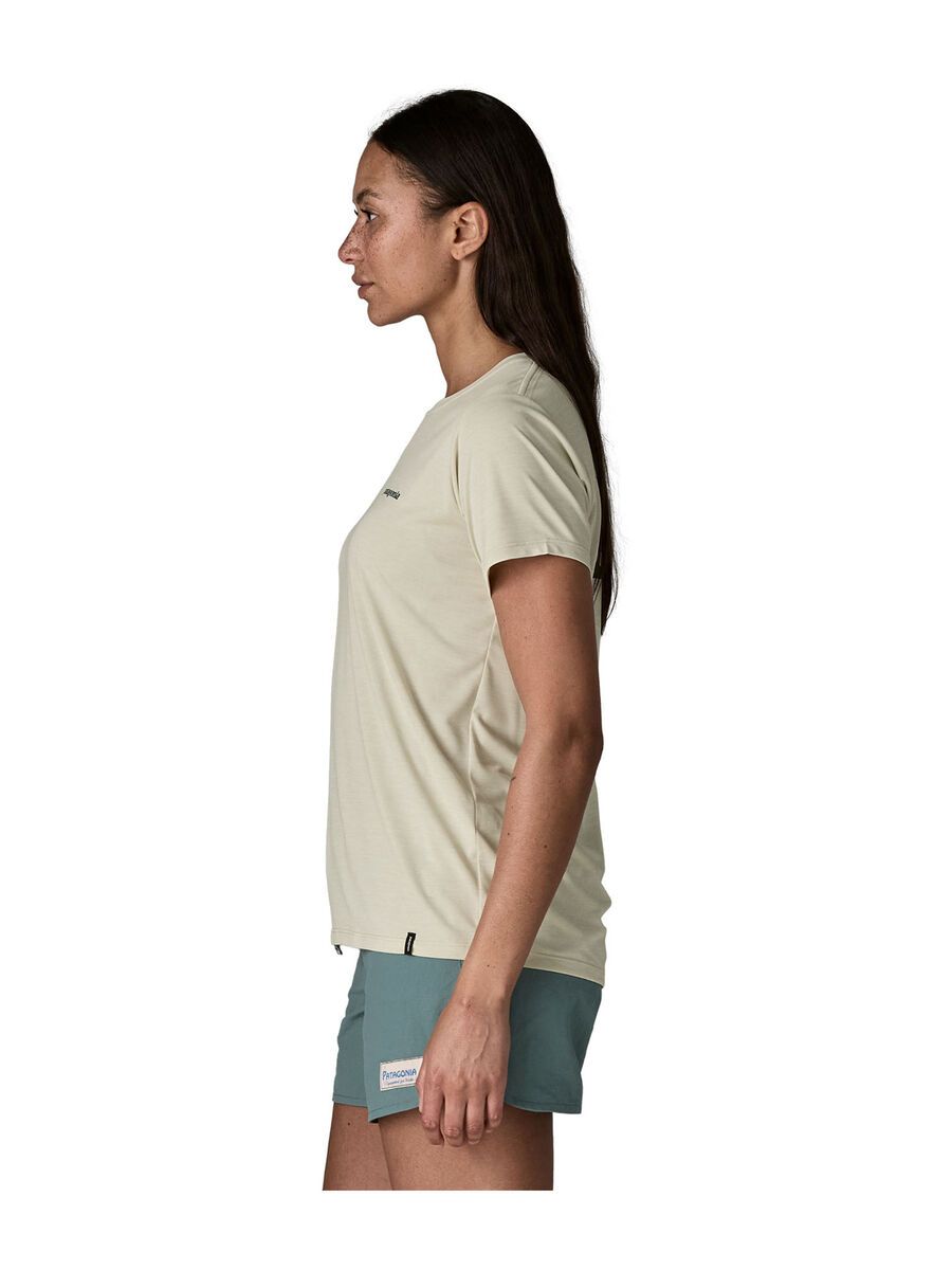 Patagonia Women's Capilene Cool Daily Shirt - Boardshort Logo, dyno white - Bild 4