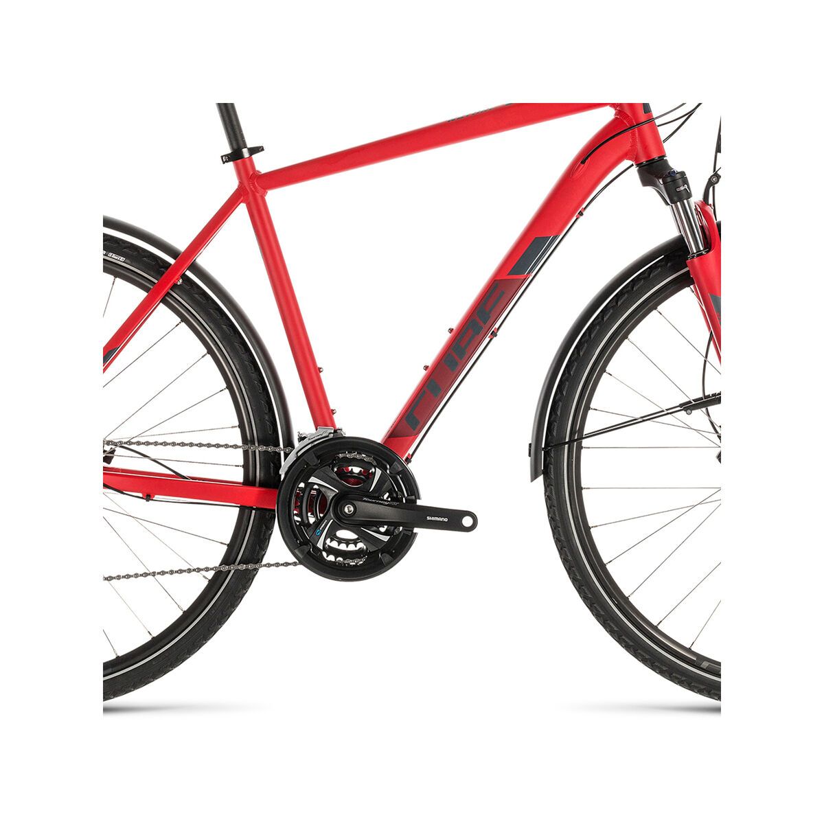 Cube Nature Allroad, red´n´grey - Bild 3