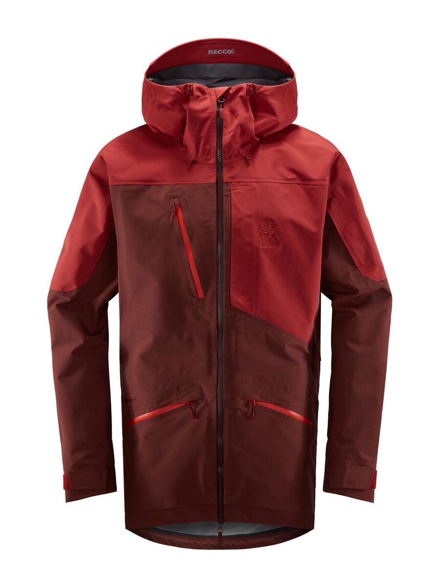 Haglöfs Nengal 3L Proof Parka Men, maroon red/brick red  - Bild 1