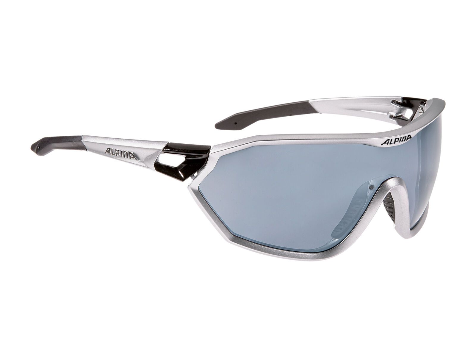 Alpina Alpina S-Way CM, silver matt black/Lens: black mirror - Bild 1