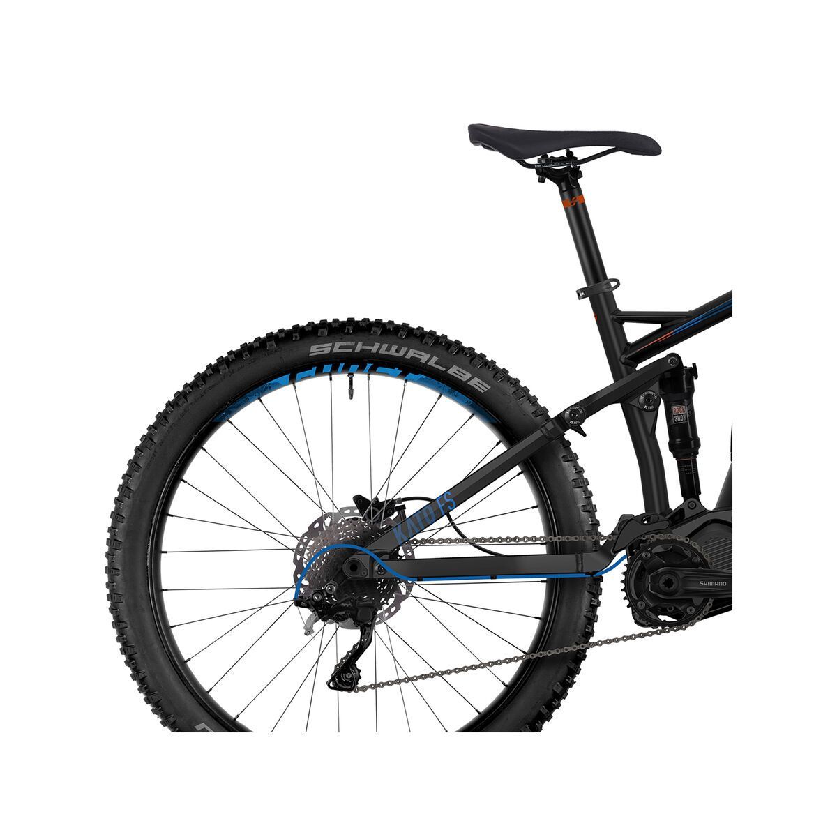 Ghost Hybride Kato FS 4 AL, night black/riot blue/monarch orange - Bild 5