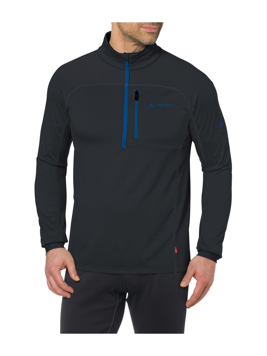 Vaude Men's Boe Halfzip, black/blue - Bild 3