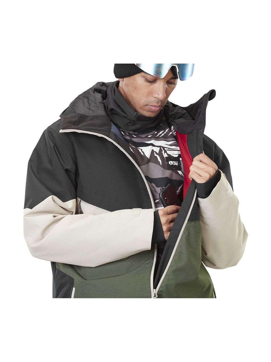 Picture Styler Jacket, black/lychen green - Bild 10