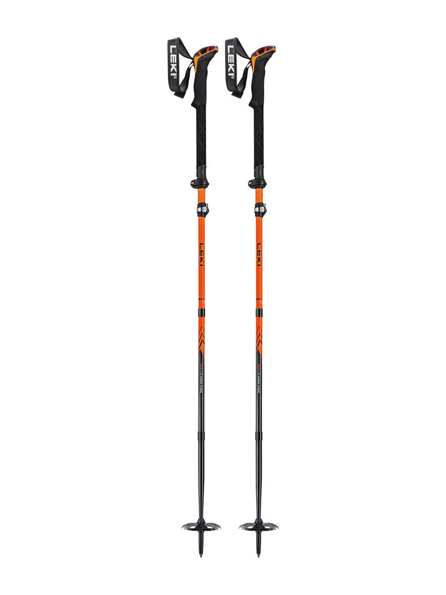 Leki Sherpa FX Carbon Strong, orange/denimblue - Bild 1
