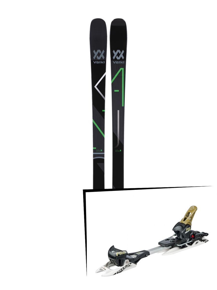 Set: Völkl Kanjo 2018 + Fritschi Diamir Freeride Pro schwarz-olive - Bild 1