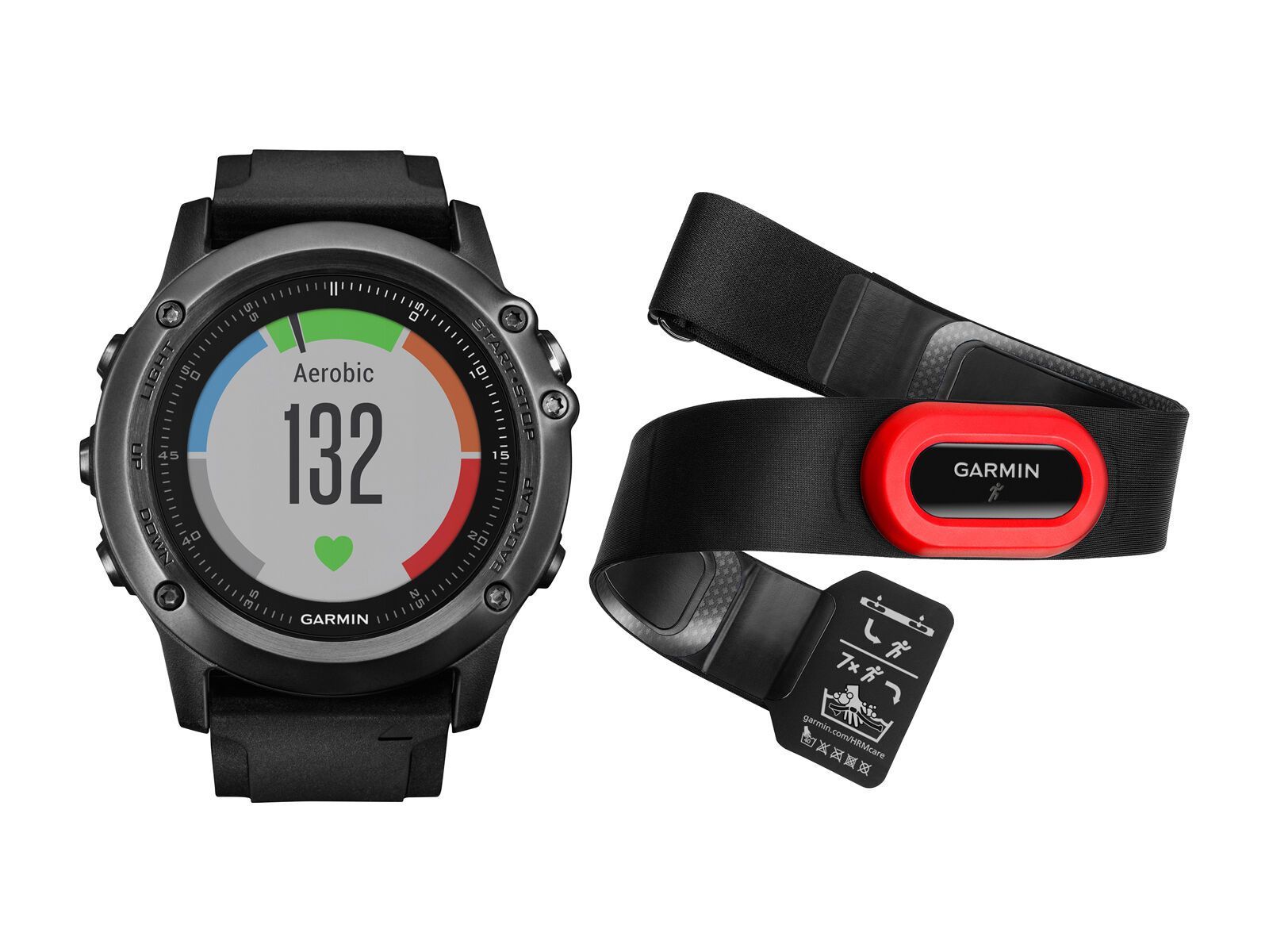 Garmin fenix 3 HR mit Saphirglas (Performer Bundle mit Brustgurt) - Bild 2