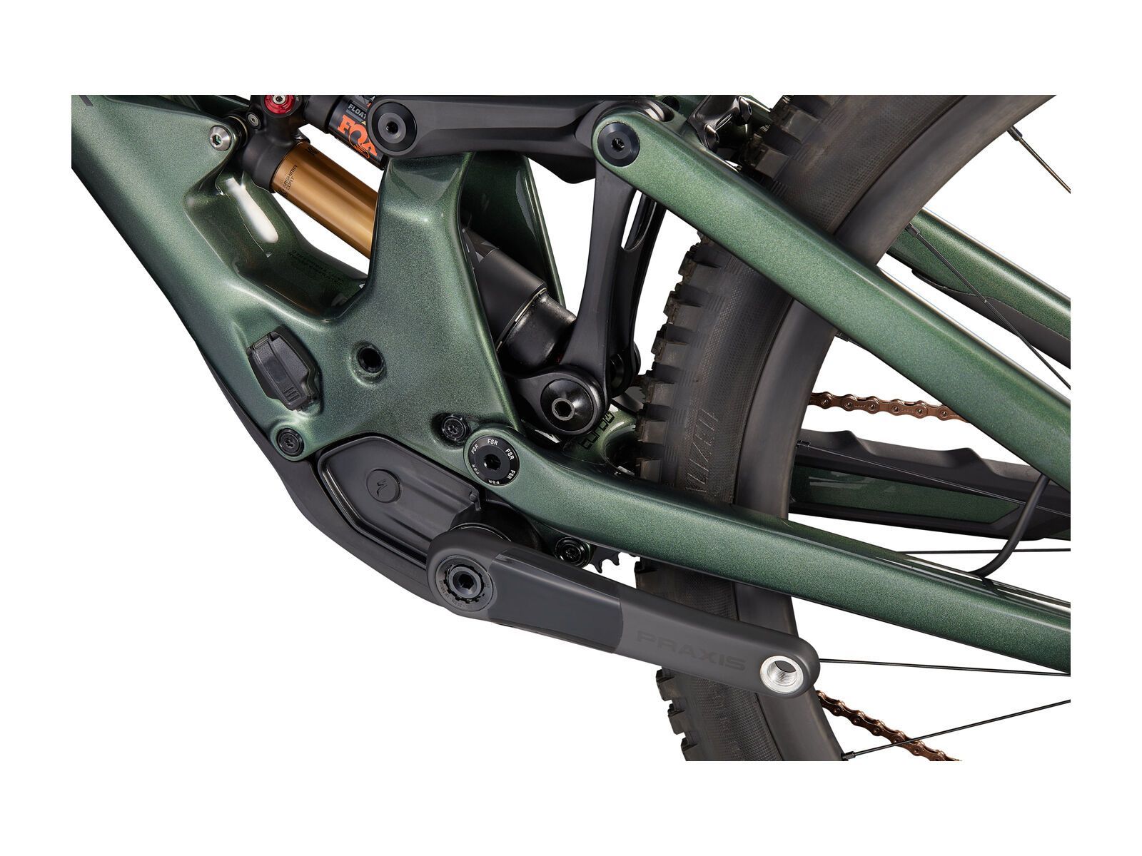 Specialized S-Works Turbo Kenevo SL, oak green metallic/black - Bild 8