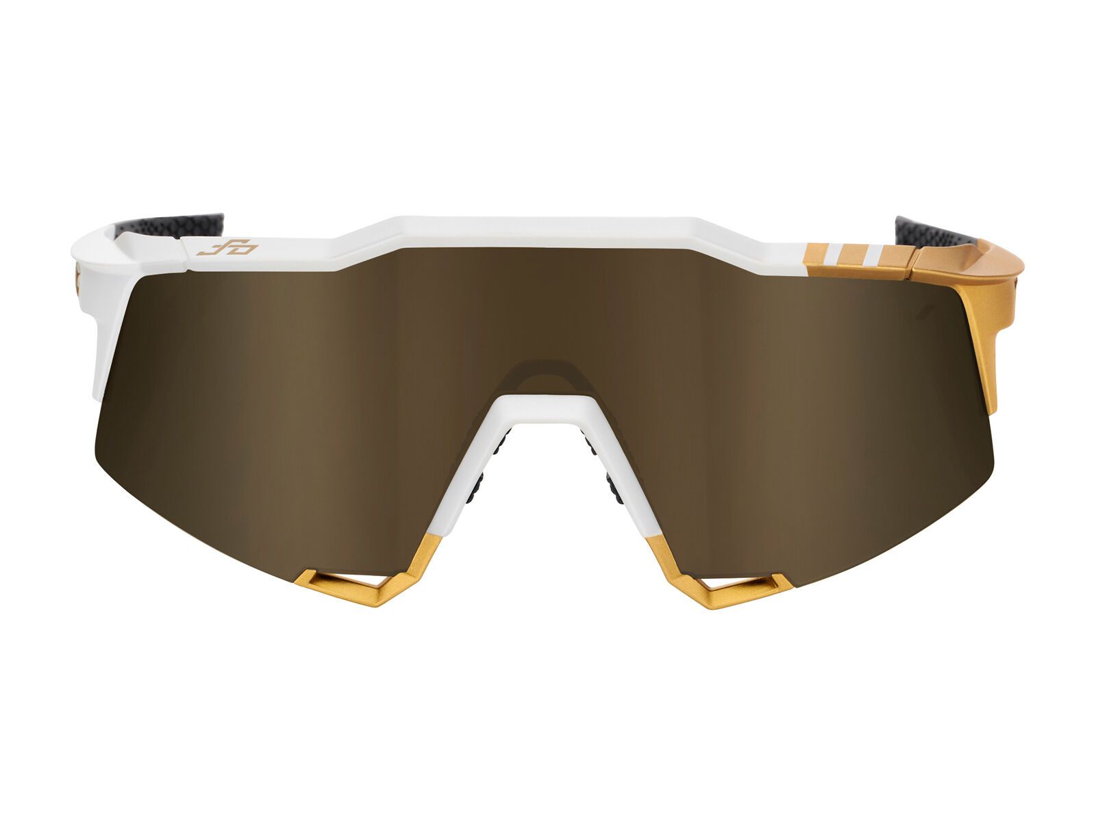 100% Speedcraft Peter Sagan LTD - Gold Mirror, weiß/gold - Bild 2