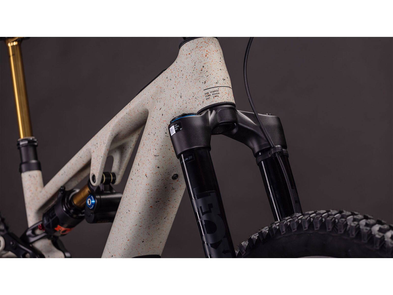 Cube AMS Hybrid 177 C:62 Super TM 600X, reedbeigegrit´n´orange - Bild 6