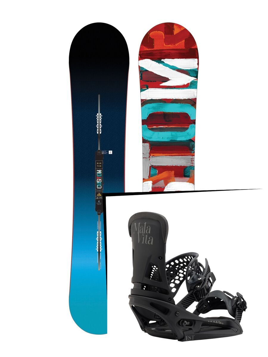 Set: Burton Custom Flying V 2017 +  Malavita EST (1712858S) - Bild 1