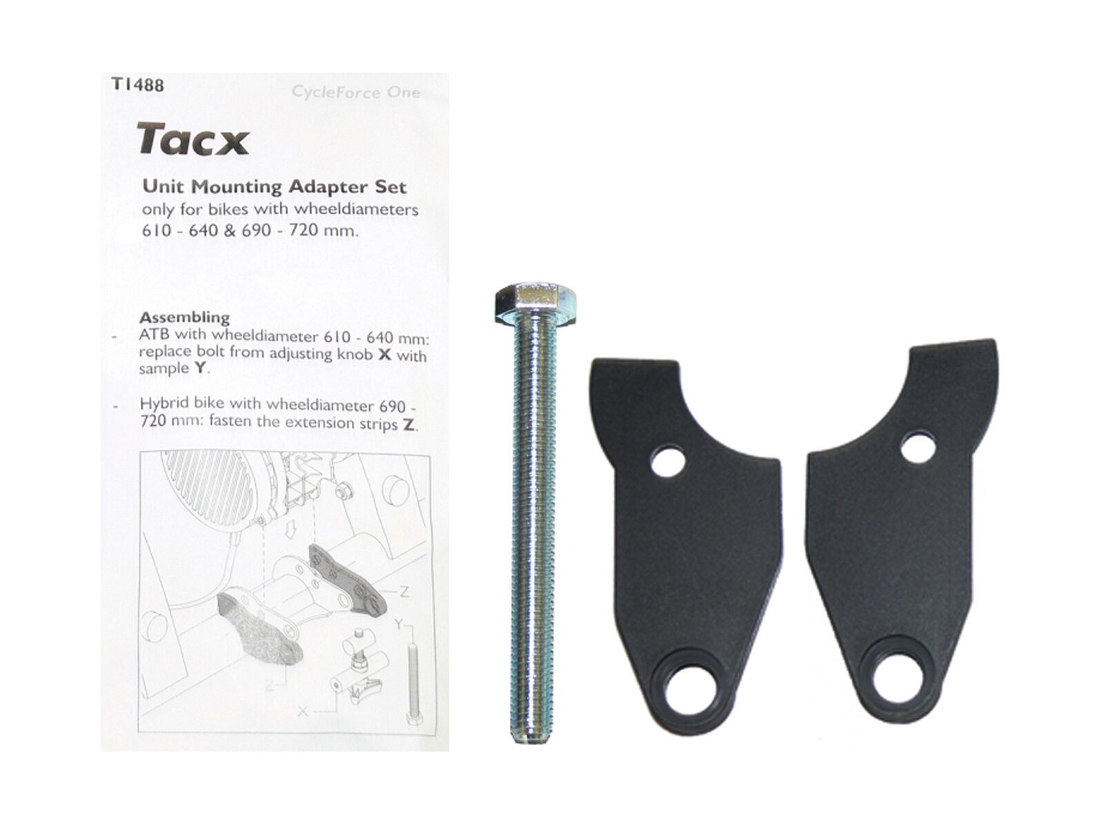 Tacx Adapterset CycleForce T-1480 - Bild 1