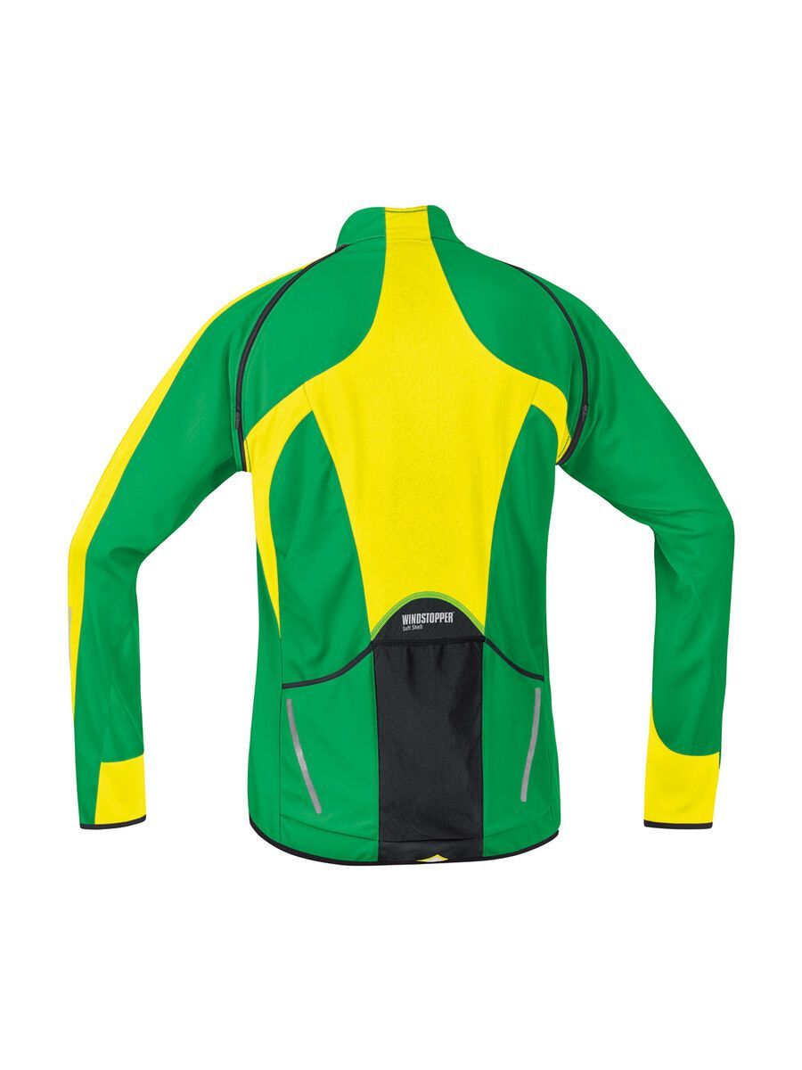 Gore Bike Wear Phantom 2.0 Windstopper Soft Shell Jacke, fresh green/cadmium yellow - Bild 2