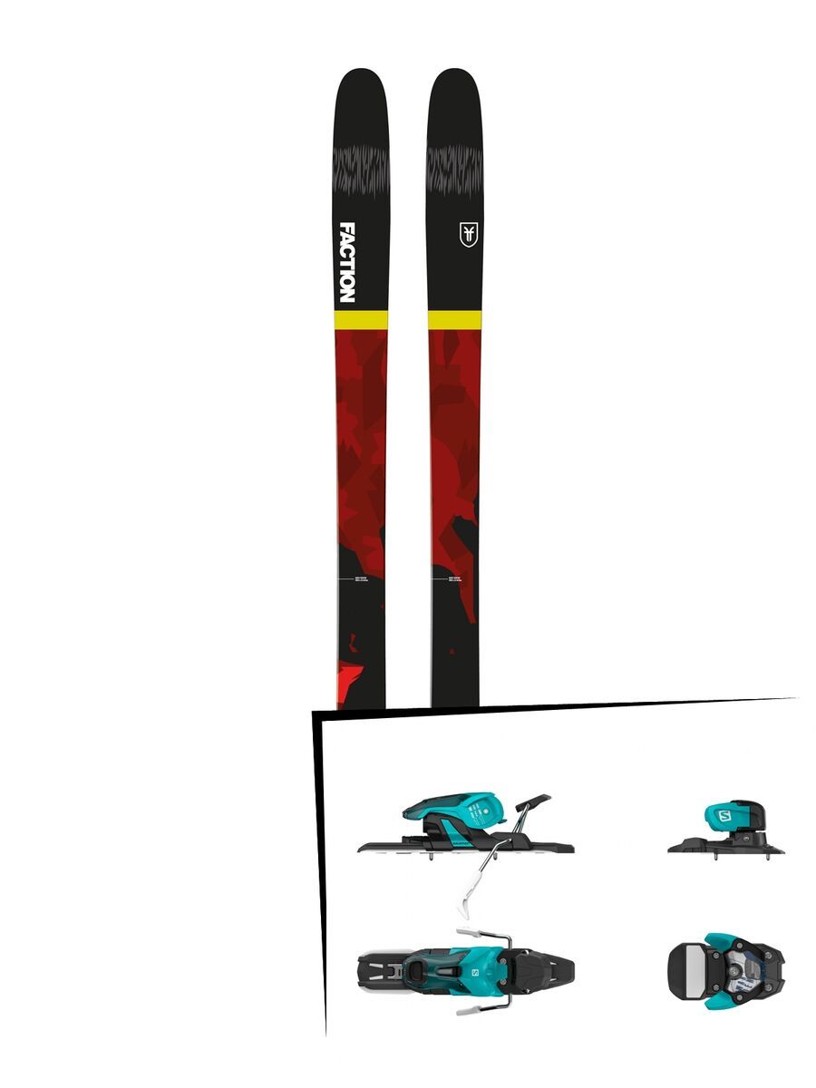 Set: Faction Prodigy 1.0 2018 + Salomon Warden 11 turquoise/black - Bild 1