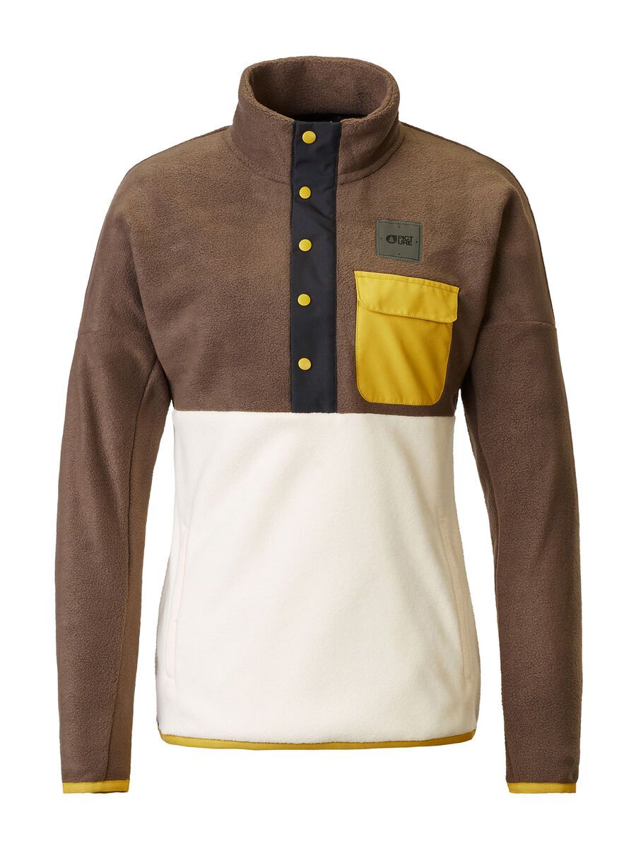 Picture Arcca 1/4 Fleece, dark army green - Bild 1