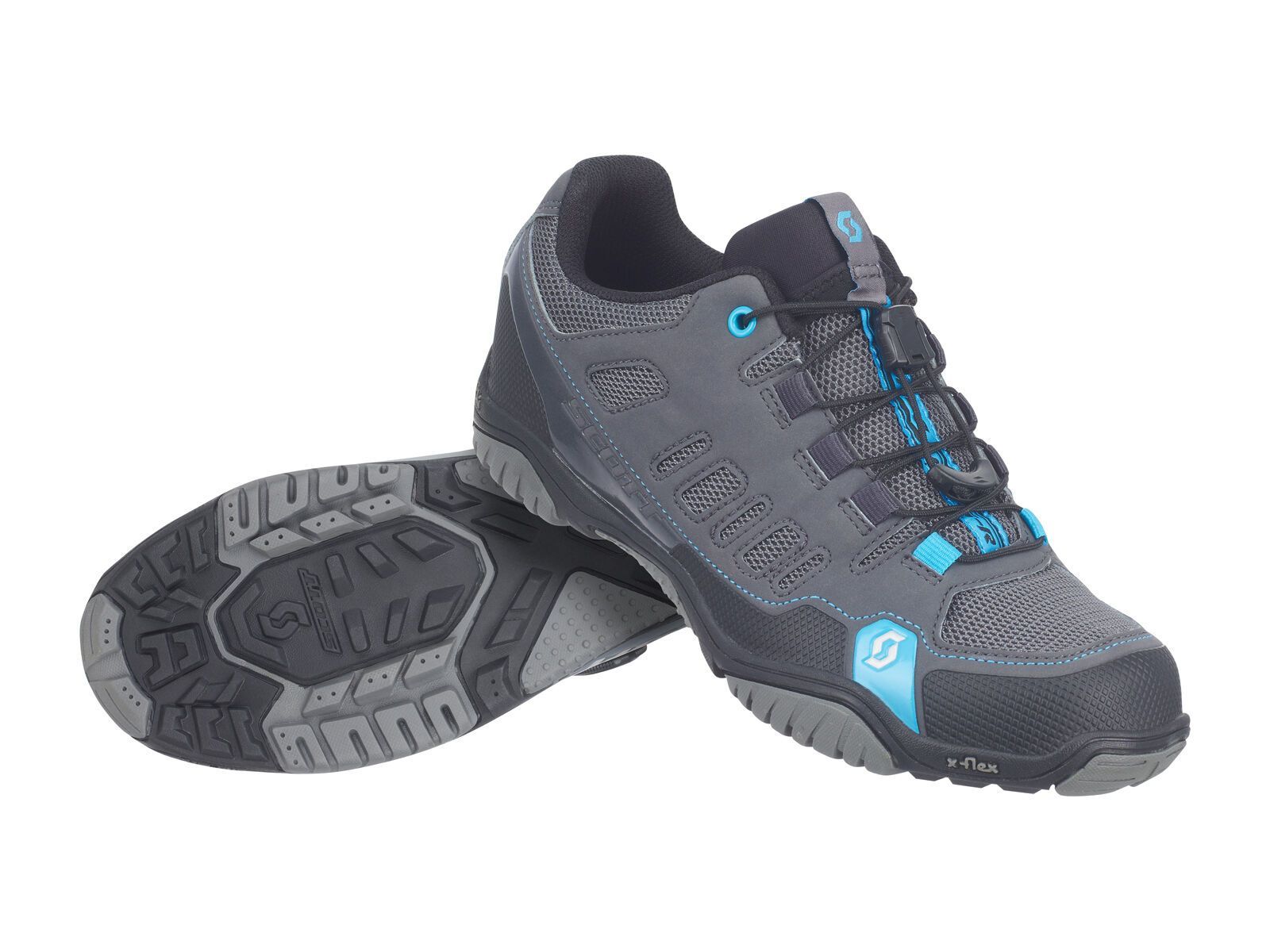 Scott Crus-R Lady, anthracite/neon blue - Bild 1