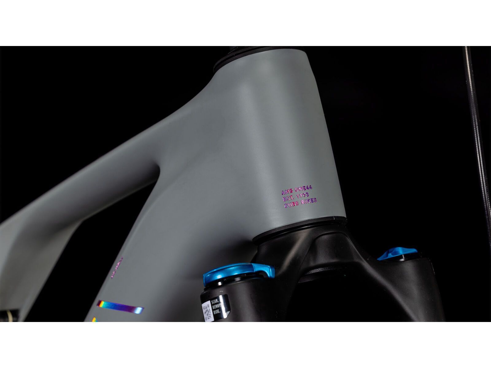 Cube AMS Hybrid One44 C:68X TM 400X 29, swampgrey´n´purplereflex - Bild 9