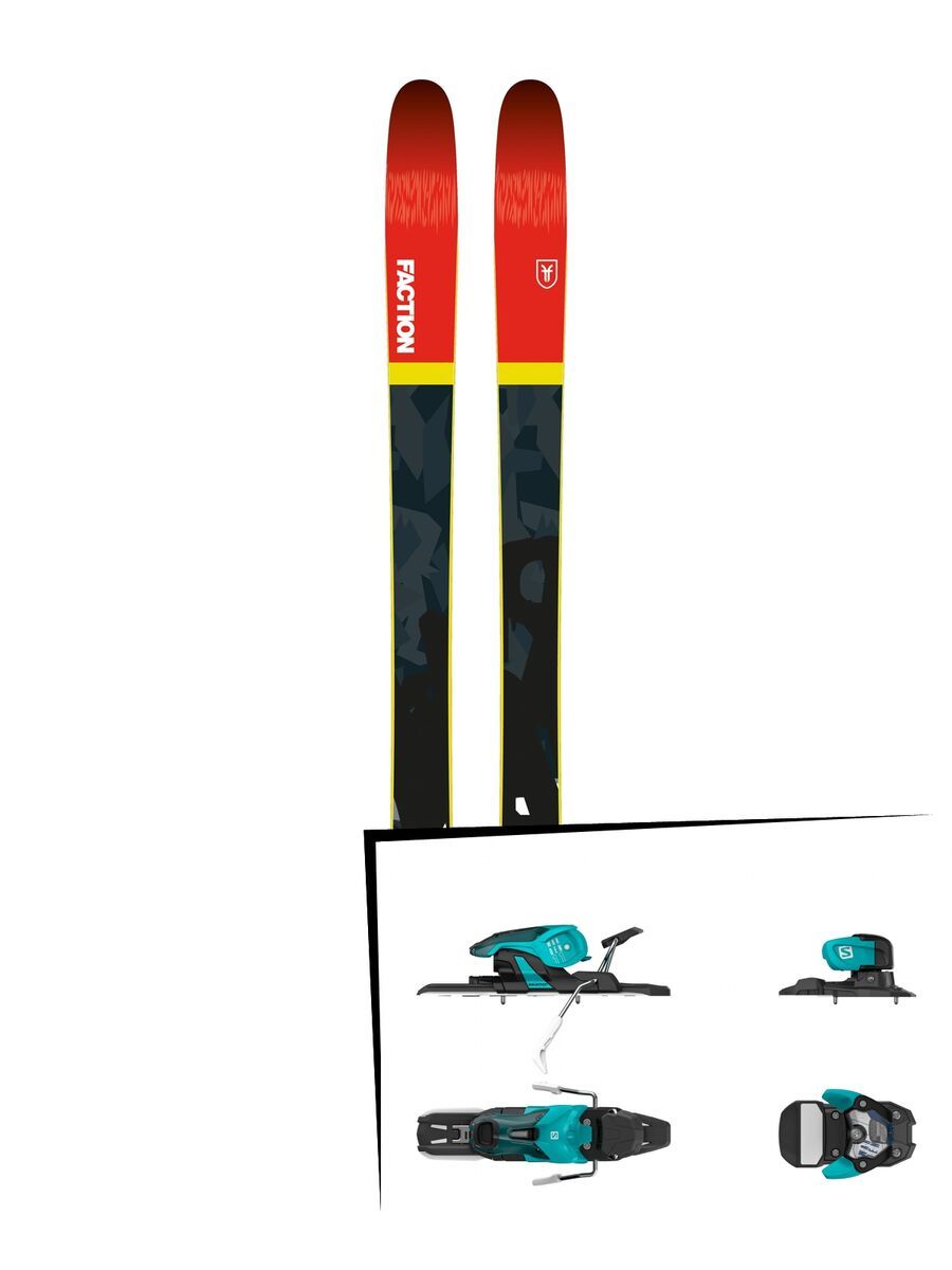 Set: Faction Prodigy 2.0 2018 + Salomon Warden 11 turquoise/black - Bild 1