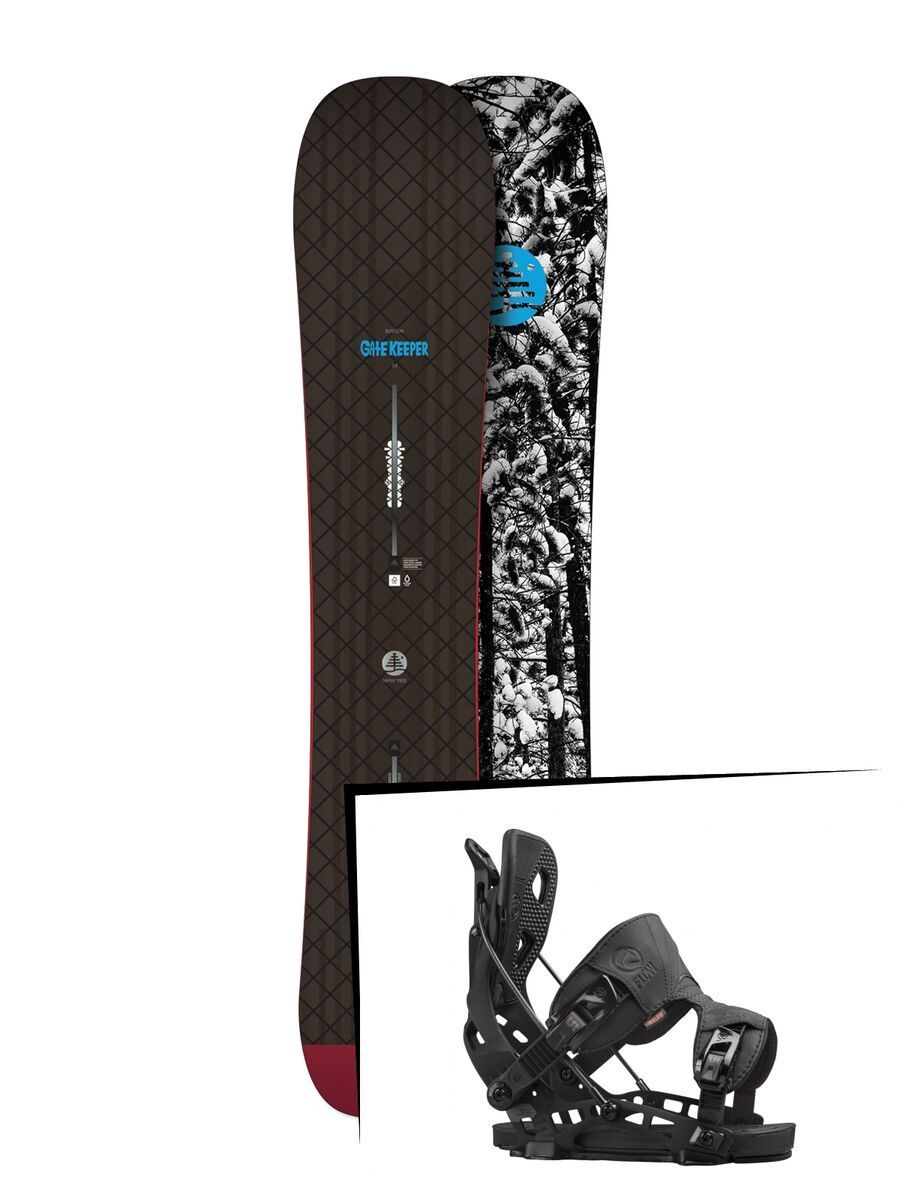 Set: Burton Gate Keeper 2017 + Flow NX2 (1513115S) - Bild 1