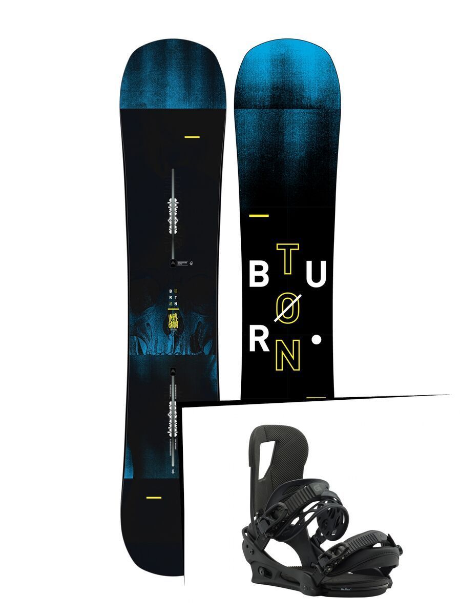 Set: Burton Instigator Wide 2019 + Burton Cartel black matte - Bild 1